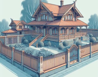 Как подобрать забор к архитектуре дома в 2024 году: гармония стилей и цветов